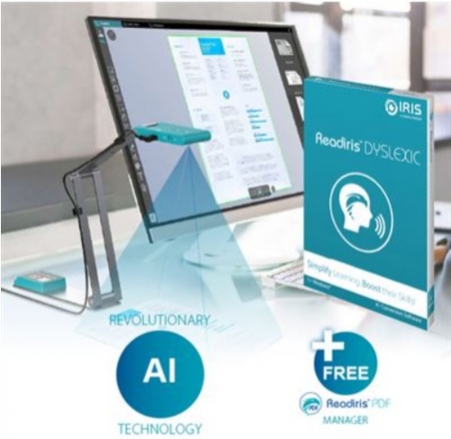 Scanner de Mesa IRIS IRIScan Visualizer 7 Dyslexic