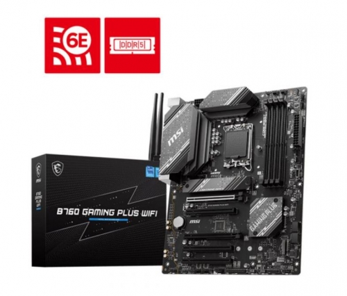 MB MSI B760 GAMING PLUS LGA1700 4DDR5 192GB HDMI DP WIFI BT5 ATX
