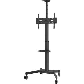 VISION Professional Display Floor Stand - LIFETIME WARRANTY - Steel construction - Trolley fits displays 31-80" with VESA sizes up to 600 x 400 - Rotates portrait to landscape - Crank handle adjusts height - Tilt adjustment - Laptop and VC shelves in
