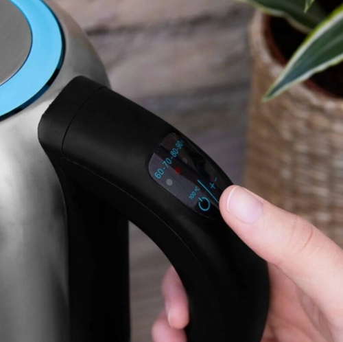 Chaleira elétrica CECOTEC 290 Steel 1515 em aço inoxidável 2200 W
