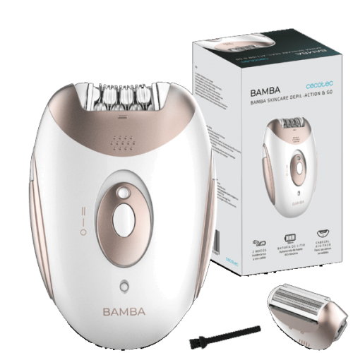 CECOTEC - Depiladora de Arranque Bamba SkinCare Depil-Action Go 4749