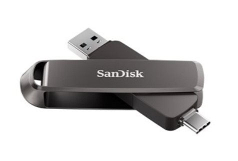 Pen USB SanDisk Extreme PRO Dual Drive SDDDE1-256G-G46 | 256 GB | USB-C + USB-A | USB 3.2 Gen 2