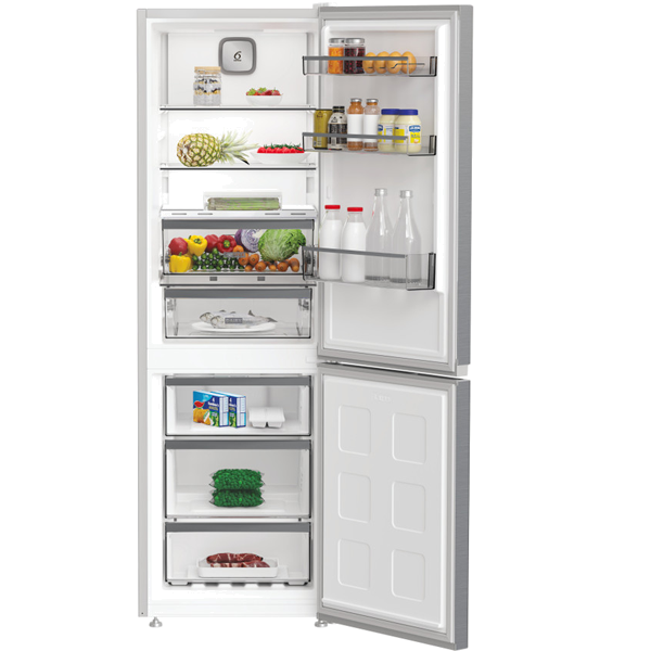 Frigorifico Combinado de Livre Instalação Whirlpool WHK 26363 XP6E, 316 L, Classe C, Total No Frost, Pearl Inox
