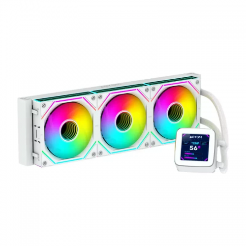 CPU Liquid Cooling Oceanic LCD 360 White ARGB