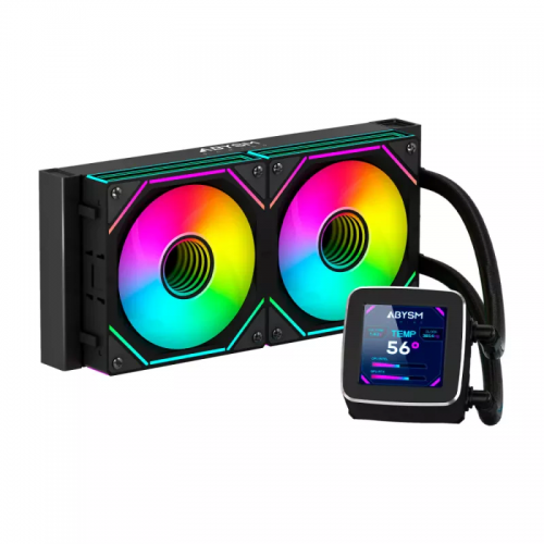 CPU Liquid Cooling Oceanic LCD 240 Black ARGB