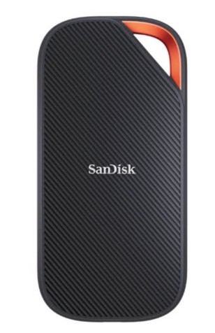 Disco SanDisk Extreme PRO SSD 2TB externo USB4 (USB C conector), SDSSDE82-2T00-G25