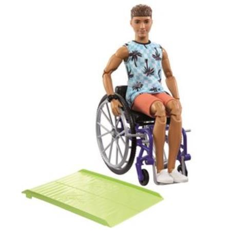 BARBIE - Ken Cadeira de Rodas e Rampa HJT59