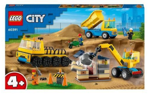 LEGO 60391 City Camiões de Obra e Grua