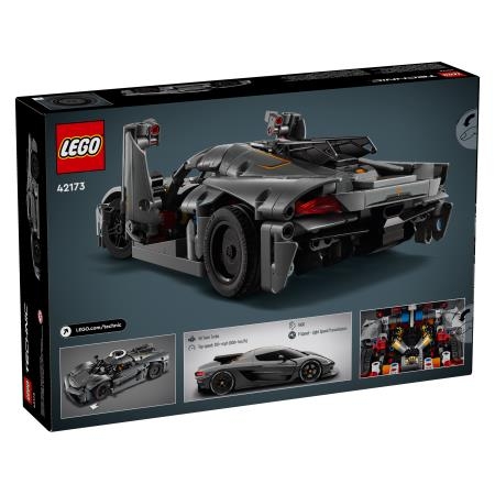 LEGO 42173 Hipercarro Cinzento Koenigsegg Jesko Absolut