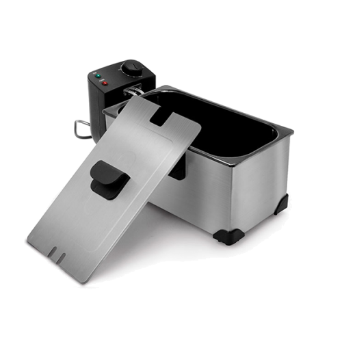 Fritadeira óleo FLAMA 3L.2000W.RECT.IX 636FL