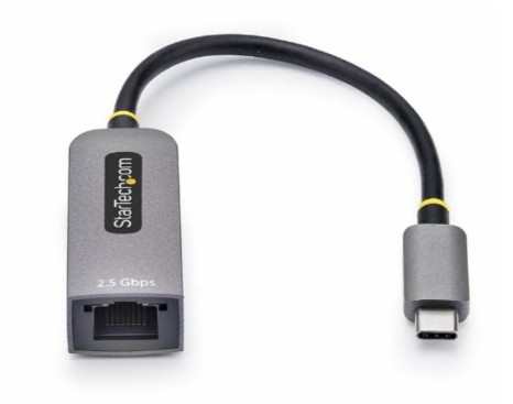 Adaptador de rede USB-C 3.2 Gen 1 / Thunderbolt 3 Gigabit Ethernet de 10M/100M/1G/2.5 StarTech C22G-USB-ETHERNET
