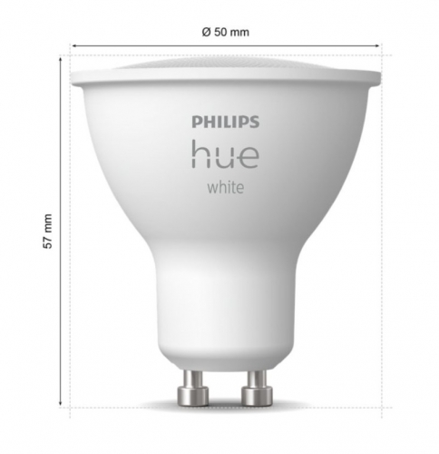Philips HueW 4.2W GU10 2P EU