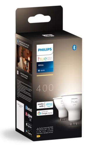 Philips HueW 4.2W GU10 2P EU
