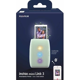 IMPRESSORA P/SMARTPHONE FUJIFILM INSTAX MINI LINK 3 VERDE