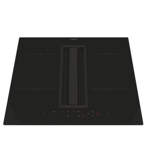 Placa de indução Candy com exaustor integrado CIH-6-I-4-CF