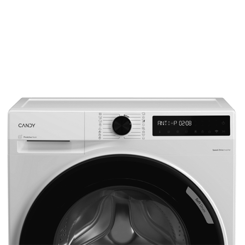 Máquinas de lavar roupa de carregamento frontal ProWash 500 Candy BR-411-BL-9-S