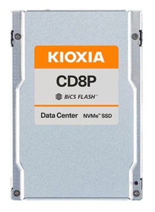 Disco KIOXIA CD8P-R Series KCD8XPUG15T3 SSD Centro de Dados, Leitura Intensiva 1536 GB 2.5" PCI Express 5.0 x4 (NVMe)