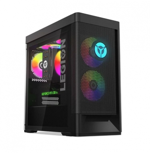Computador Lenovo Legion T5 26AMR5-205 - AMD R9-5900RX, 16GB, 1TB SSD, RTX3070 8GB, FREE DOS - Preto
