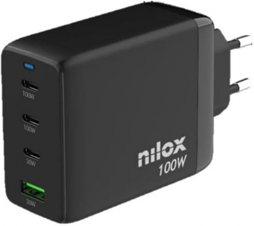 CARREGADOR UNIVERSAL GAN 100W 4 PORTAS