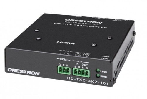 Extensão de vídeo/áudio/infra-vermelhos/serial transmissor CATx, DM Lite até 70 m Crestron HD-TXC-4KZ-101