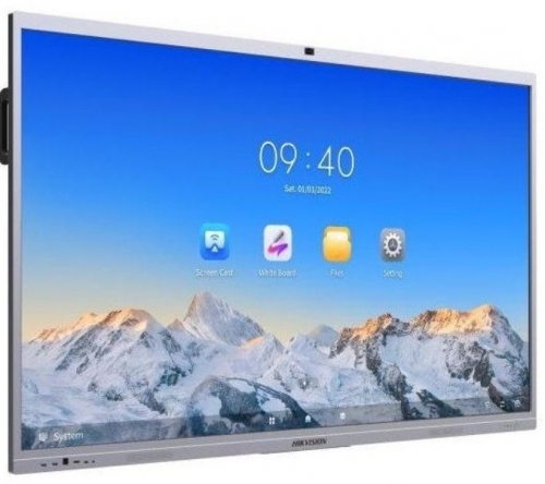 MONITOR HIKVISION  INTERATIVO 86"TOUCH 45 POINTS 4K ANDROID 12.0 400 NITS C/CAMERA DS-D5C86RB/B