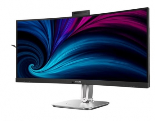 Monitor Philips 34B2U6603CH LED curvo 34" 120 Hz 4 ms altifalantes carvão vegetal