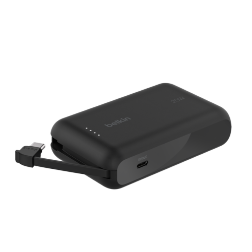 Power Bank Belkin 10K com cabo integrado - BPB021HQBK
