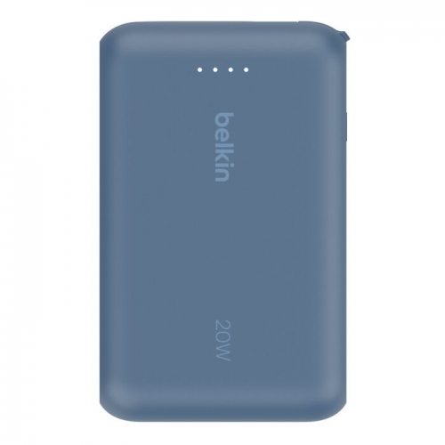 Power Bank Belkin 10K com cabo integrado AZUL - BPB021HQBL