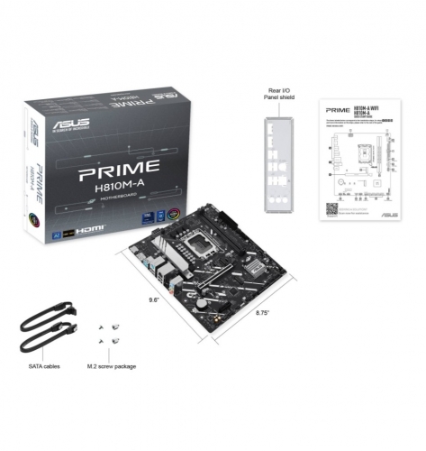 Motherboard Micro-ATX Asus Prime H810M-A-CSM Skt1851 90MB1KK0-M0EAYC