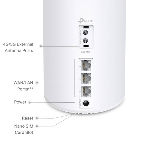 Deco X10-4G(1-pack) - 4G+ AX1500 Whole Home Mesh Wi-Fi 6 Router, Build-In 300Mbps 4G+ LTE Advanced Modem