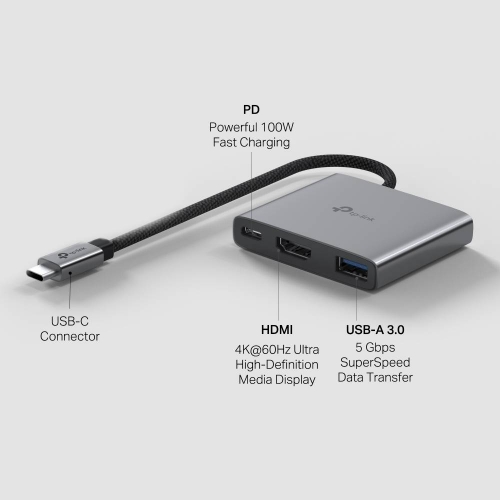 USB Type-C 3-Port Hub