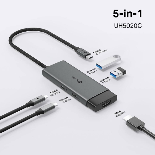 USB Type-C 5-Port Hub