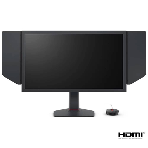 Monitor gamer BenQ ZOWIE XL2586X+ 24.1", TN 600Hz, DyAc 2, 1080p, Modo de Jogo Automático com XL Setting to Share, ajuste de altura com rolamentos industriais, S Switch, tela com viseira