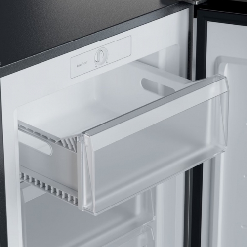 Arca Congeladora Vertical Candy CNUQ2L58EX, 90 L, Low Frost, Classe E, Inox