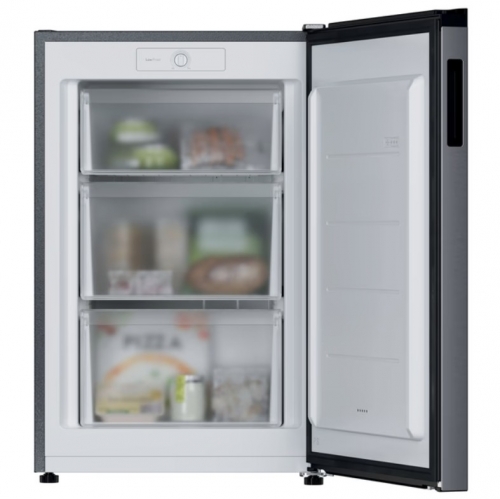 Arca Congeladora Vertical Candy CNUQ2L58EX, 90 L, Low Frost, Classe E, Inox