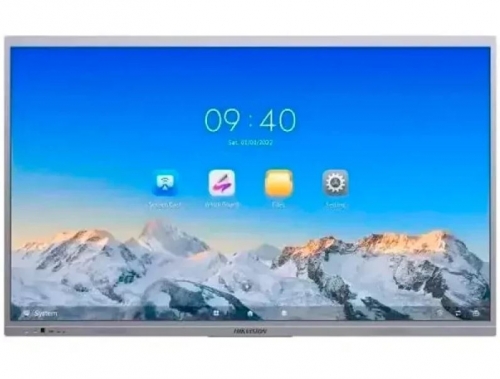 PAINEL INTERATIVO 65 polegadas HIKVISION 45 POINTS 4K ANDROID 12.0  400 NITS C/CAMARA 8 MP ED