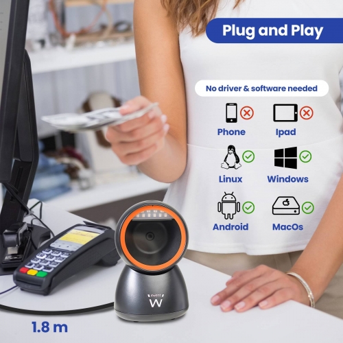 EWENT SCANNER 2D QR FIXO