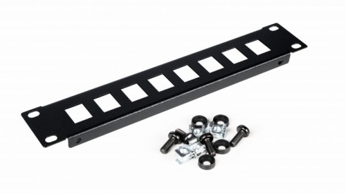 PAINEL DE REMENDOS EQUIP KEYSTONE 10', 1U, PRETO EZKP-10-B