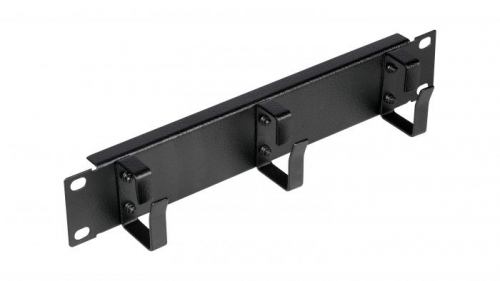 ANÉIS DE GERENCIAMENTO DE CABOS EQUIP 10', 1U, PRETO