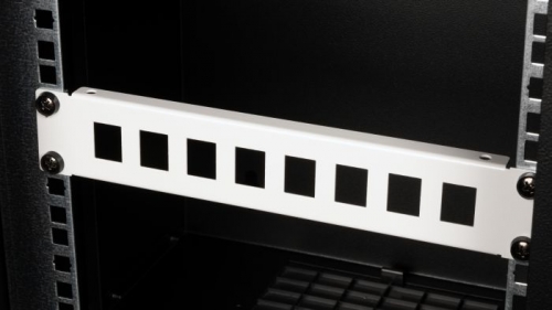 EQUIP Painel de conexão KEYSTONE 10', 1U, cinza - EZKP-10-G