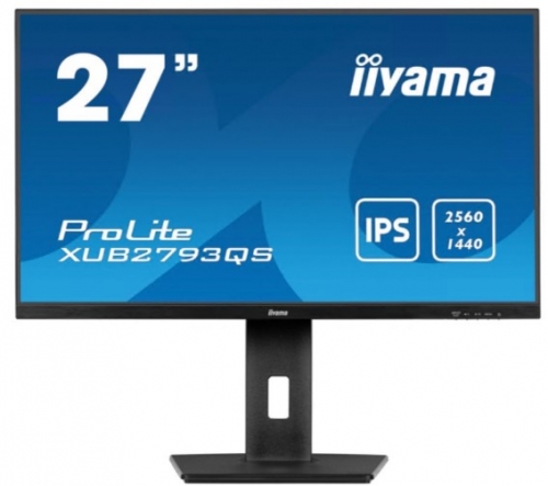 Monitor iiyama ProLite XUB2793QS-B7 LED 27" QHD 100 Hz IPS 300 1 ms Colunas Som preto
