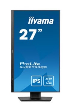 Monitor iiyama ProLite XUB2793QS-B7 LED 27" QHD 100 Hz IPS 300 1 ms Colunas Som preto