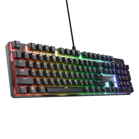 TECLADO GAMING TRUST ZORA GXT871 RGB MECHANICAL PT