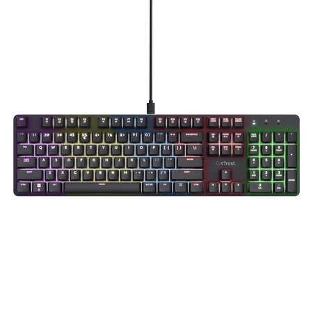 TECLADO GAMING TRUST ZORA GXT871 RGB MECHANICAL PT