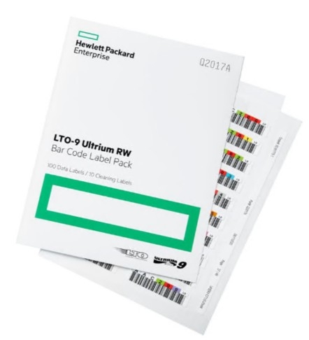 Etiquetas HPE código de barras (LTO-9)