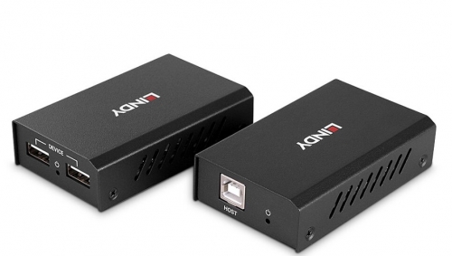 Extensor LINDY USB 2.0 Cat. 6 de 100 m² com porta