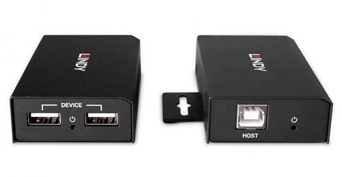 Extensor LINDY USB 2.0 Cat. 6 de 100 m² com porta