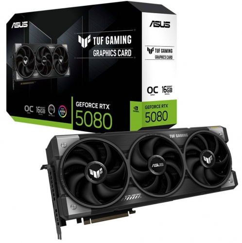 Placa Gráfica Asus NVIDIA GeForce RTX 5080 Blackwell TUF Gaming OC 16GB GDDR7 DLSS4 90YV0M30-M0NA00