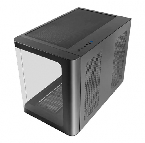 Caixa Micro-ATX Mars Gaming MC-FUSION Tempered Glass Preta