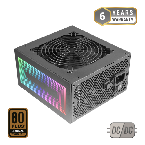 FONTE DE ALIMENTAÇÃO MARS GAMING ARGB MPB750S 750W USILENT 80+BRONZE